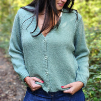 Gilet Maëlle vert sauge