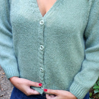 Gilet Maëlle vert sauge