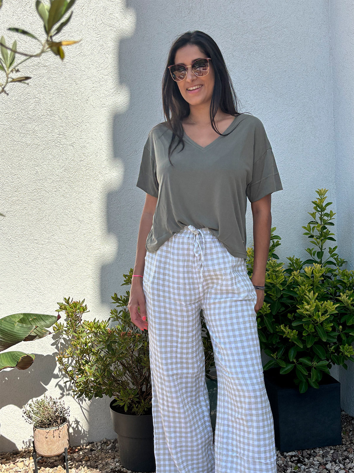 Pantalon Annie Beige