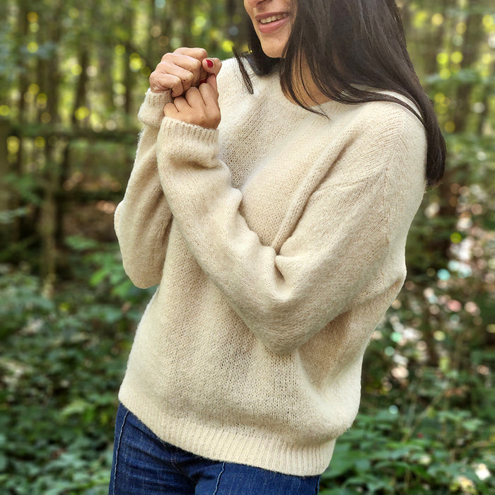 Pull Amélie beige