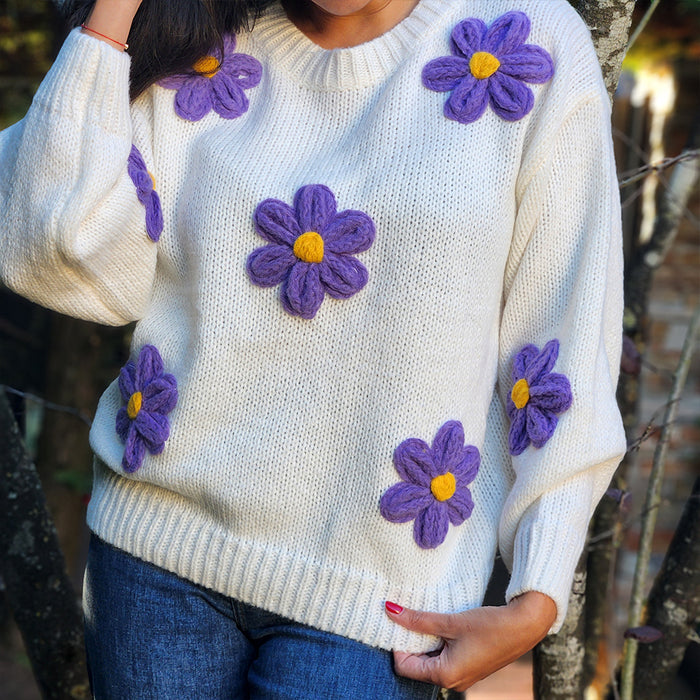 Pull Daisy Lilas