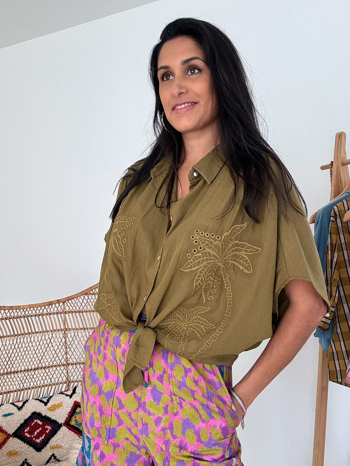 Chemise Serena Kaki